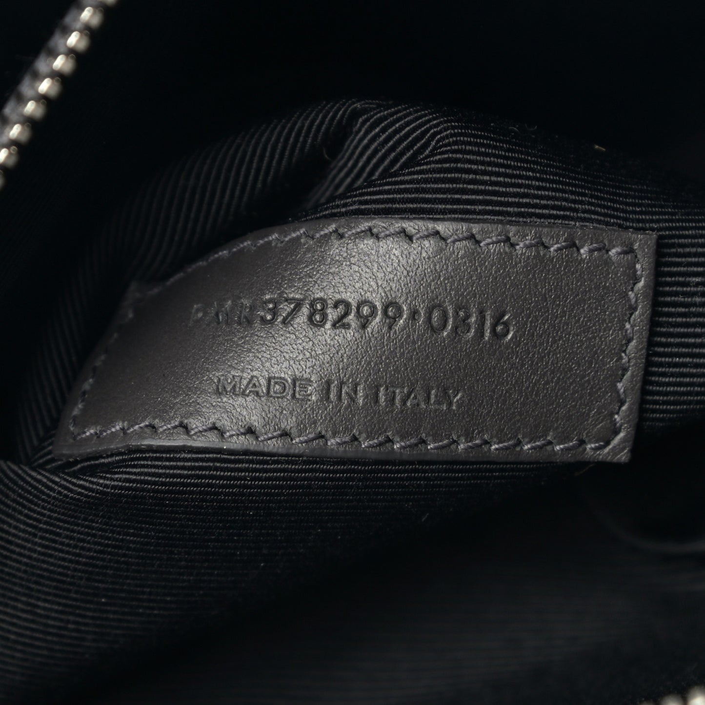 Calfskin Crocodile Embossed Small Sac De Jour Coal
