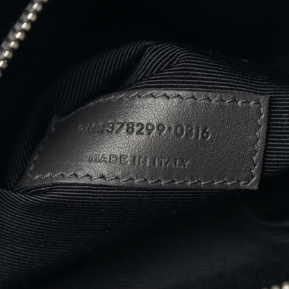 Saint Laurent Calfskin Crocodile Embossed Small Sac De Jour Coal 7 of 9