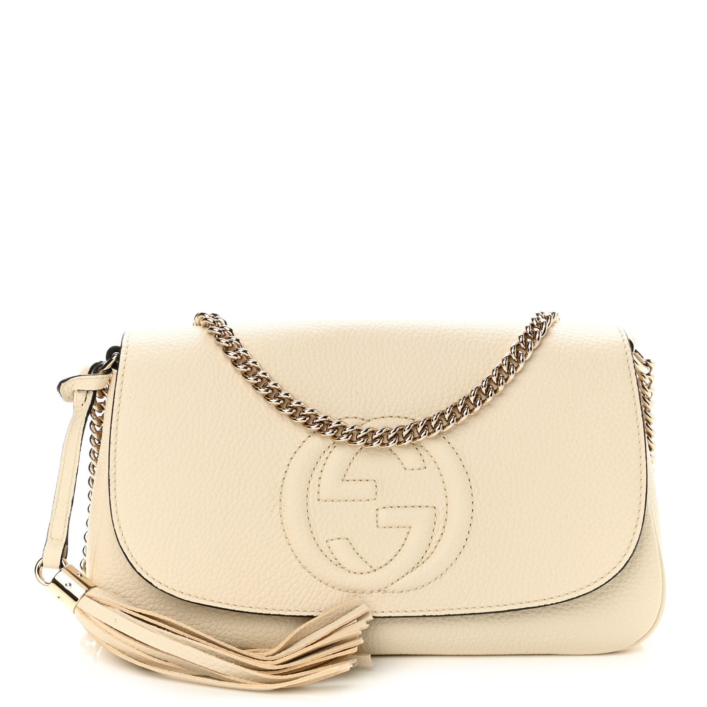 Cellarius Calfskin Medium Soho Flap Crossbody Ivoire