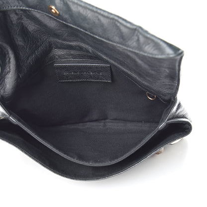 Balenciaga Agneau Giant 21 Rose Gold Hardware Envelope Clutch Black 5 of 7