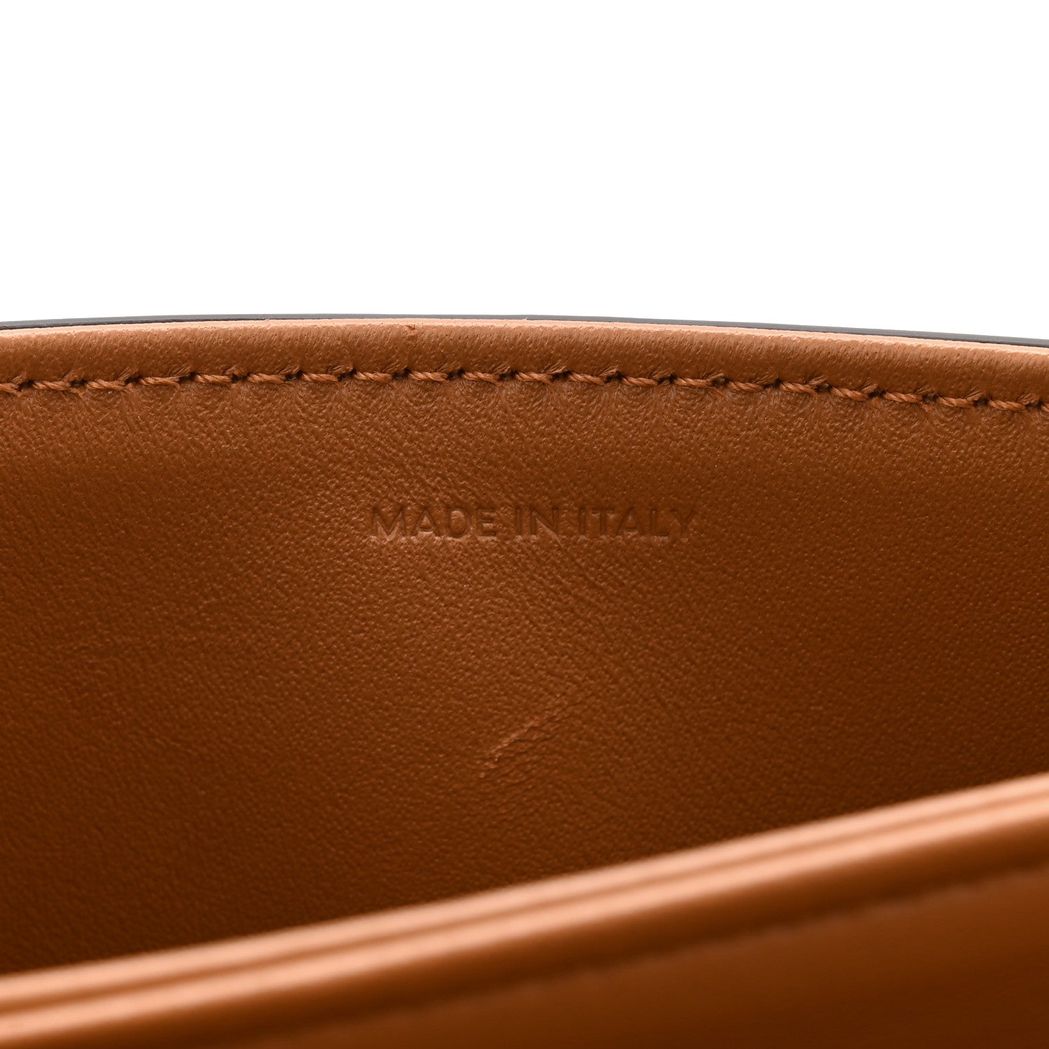 Celine Nubuck Calfskin Teen Triomphe Camel 7 of 10