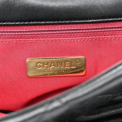 Chanel Lambskin Quilted Large Chanel 19 Flap Black 6 of 11