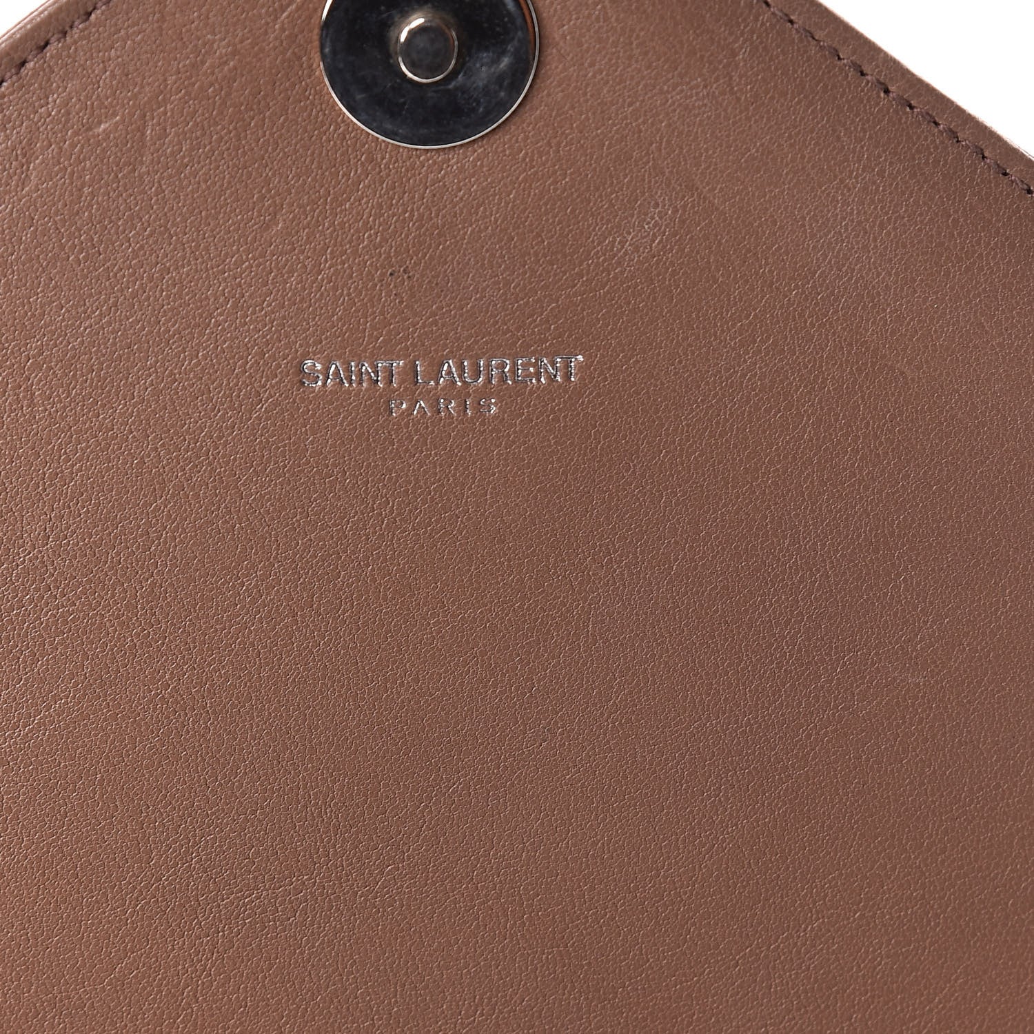 Saint Laurent Sheepskin Matelasse Chevron Monogram Medium College Bag Fard 8 of 15
