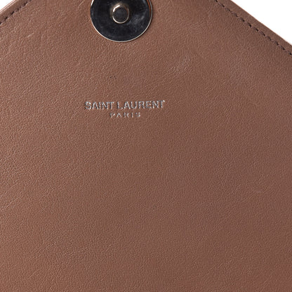 Saint Laurent Sheepskin Matelasse Chevron Monogram Medium College Bag Fard 8 of 15