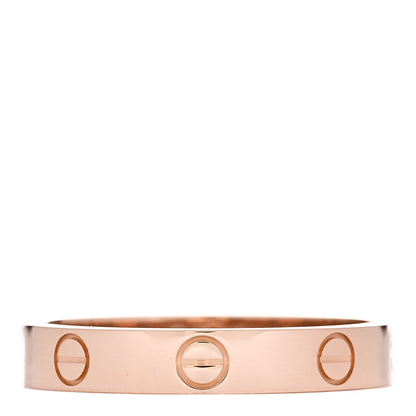 Cartier 18K Pink Gold 3.5mm LOVE Wedding Band Ring 58 8.5 1 of 4