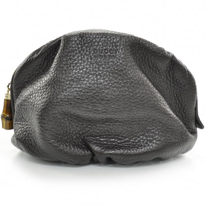Gucci Leather Bamboo Cosmetic Case Black 1 of 7