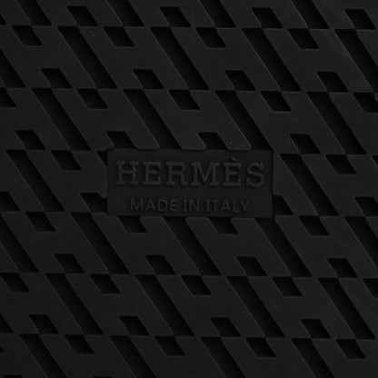 Hermes Suede Goatskin Woolskin Womens Chypre Sandals 38 Brun Fume Ecru 8 of 9