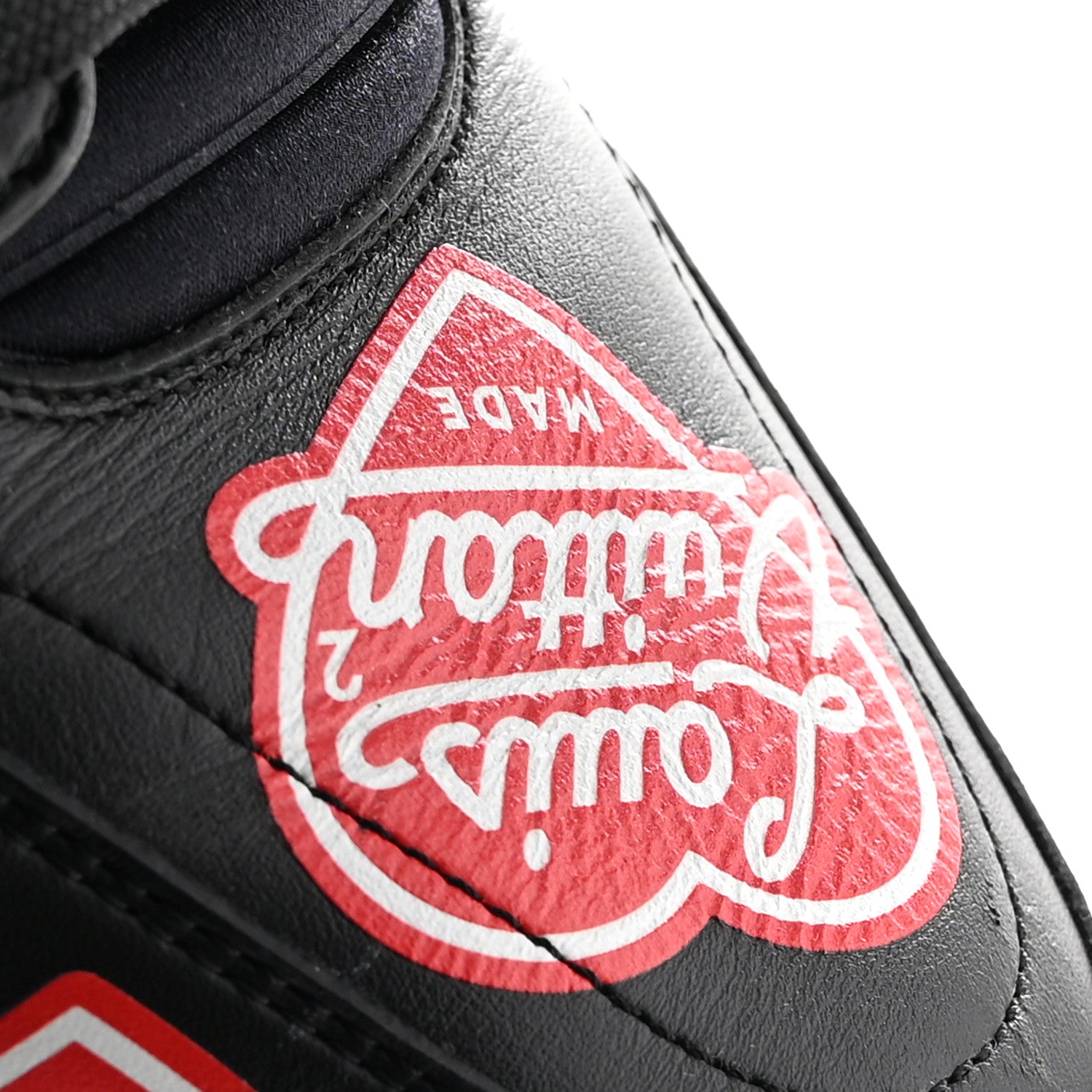 Louis Vuitton x NIGO Calfskin Printed LV Trainer Sneaker 8.5 Black