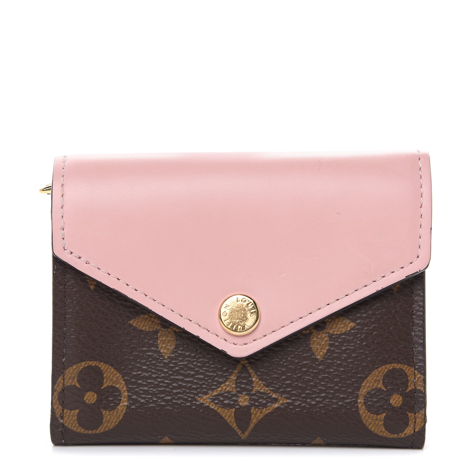 Louis Vuitton Monogram Zoe Wallet Rose Ballerine 1 of 9