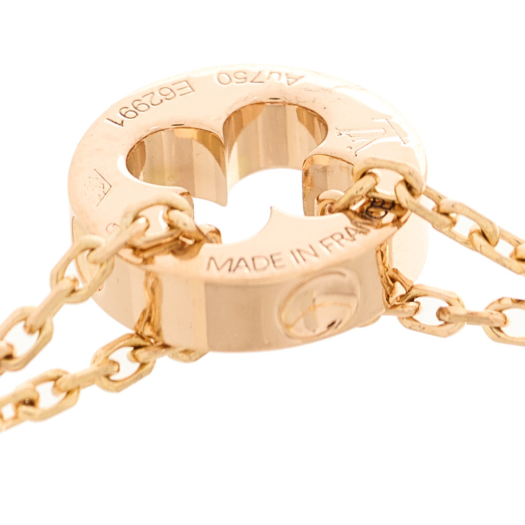 18K Rose Gold Empreinte Chain Bracelet