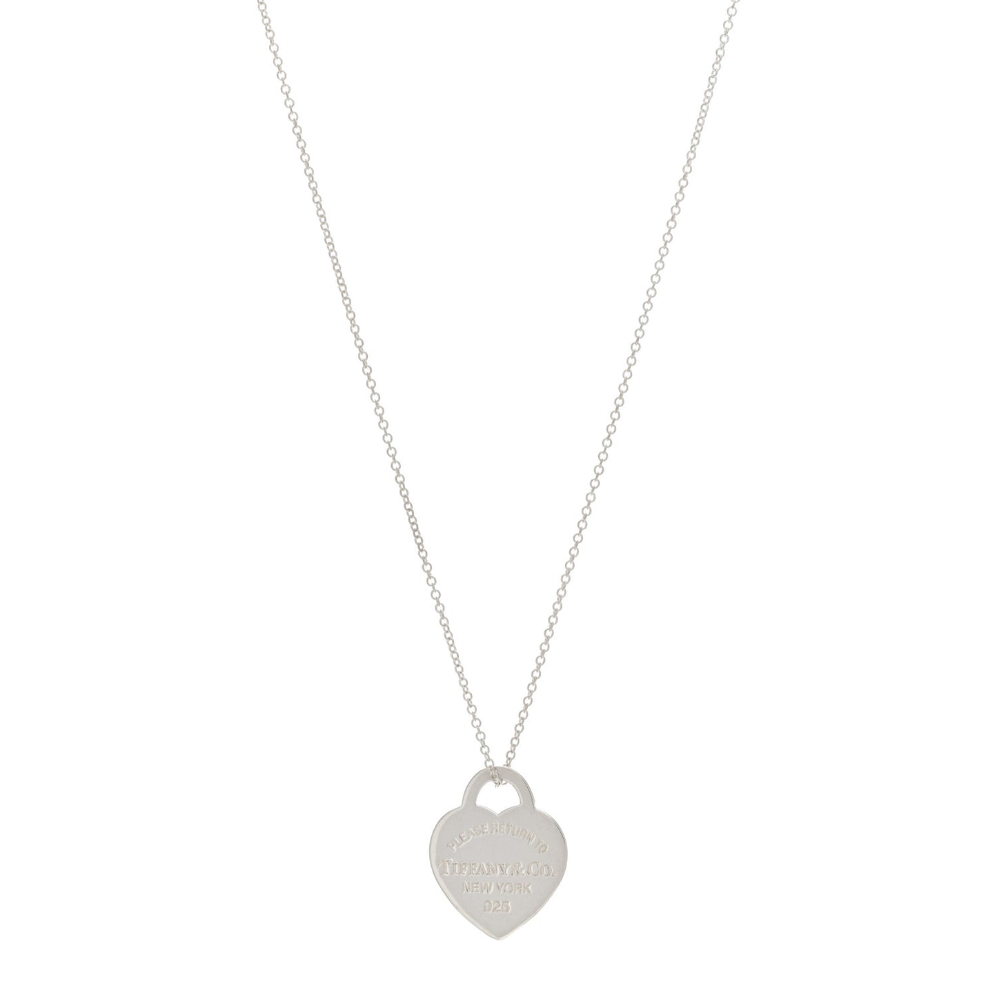 Sterling Silver Small Return to Tiffany Heart Pendant Necklace