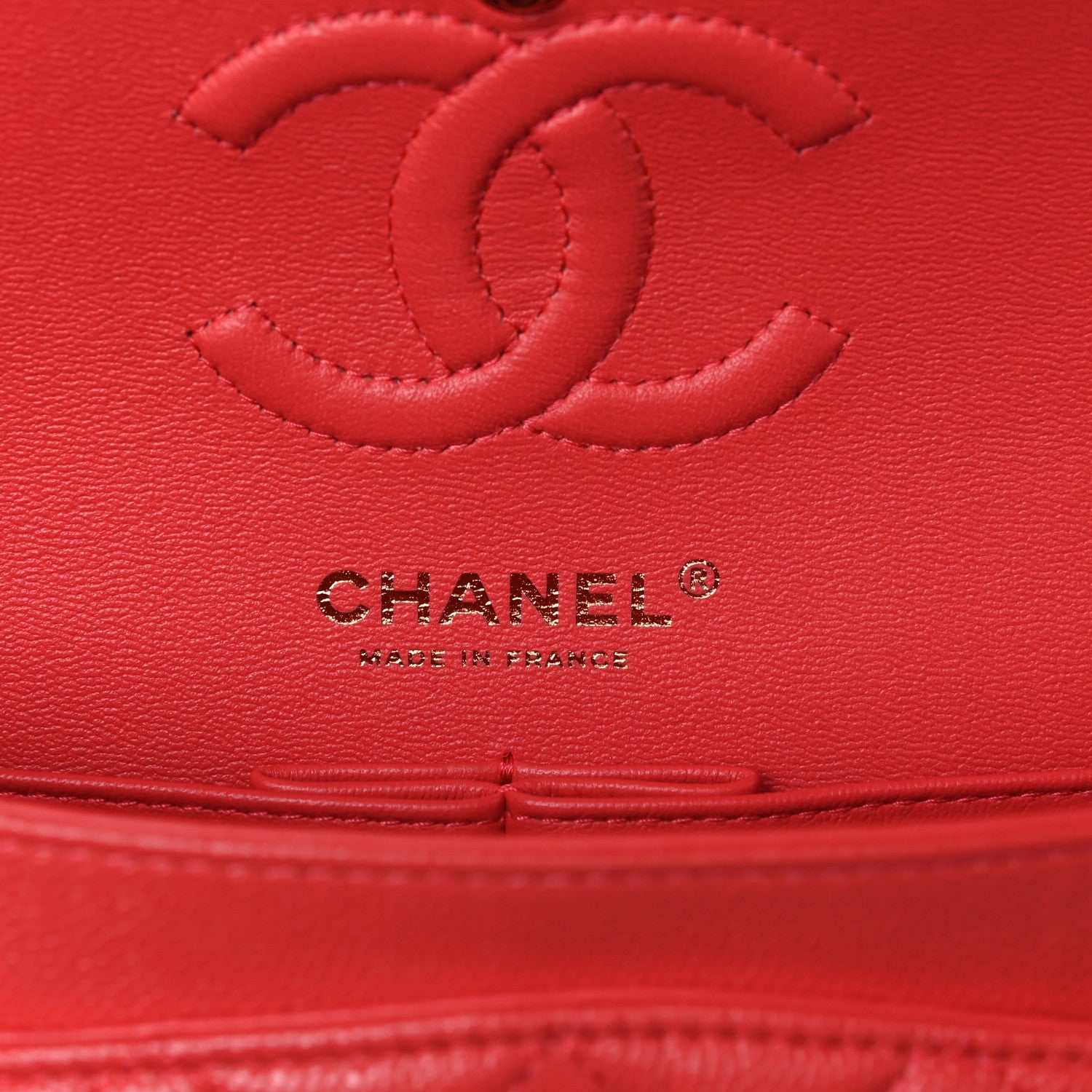 Chanel Caviar Quilted Small Double Flap Red 5 of 14