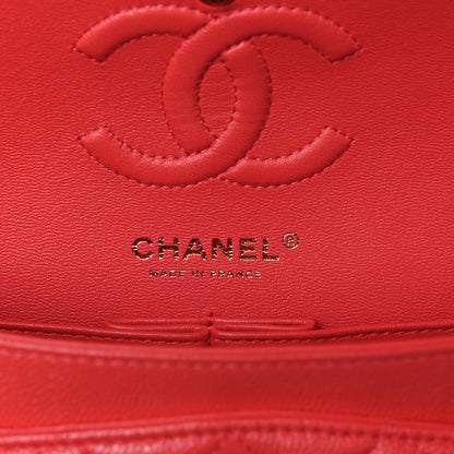 Chanel Caviar Quilted Small Double Flap Red 5 of 14