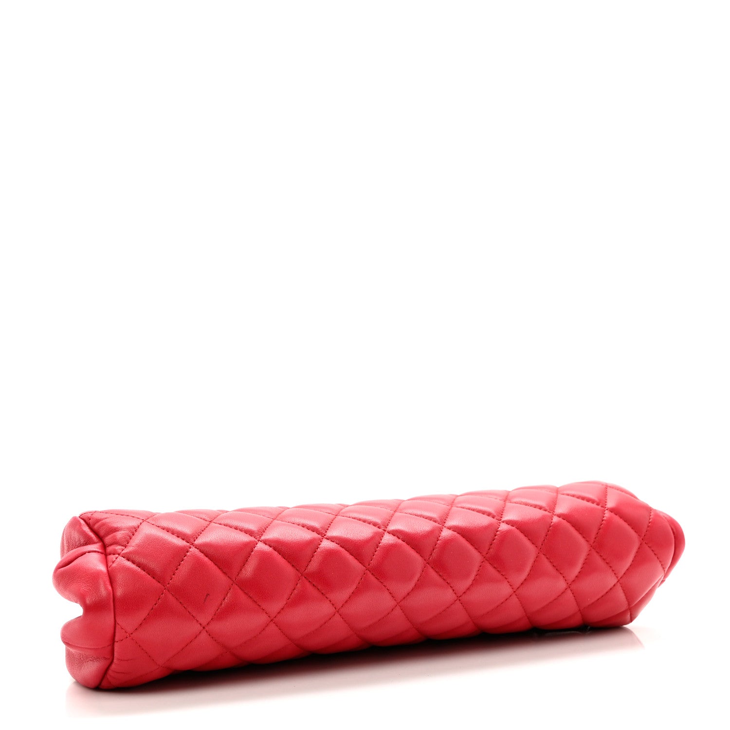 Chanel Lambskin Quilted Timeless Clutch Red 4 of 8