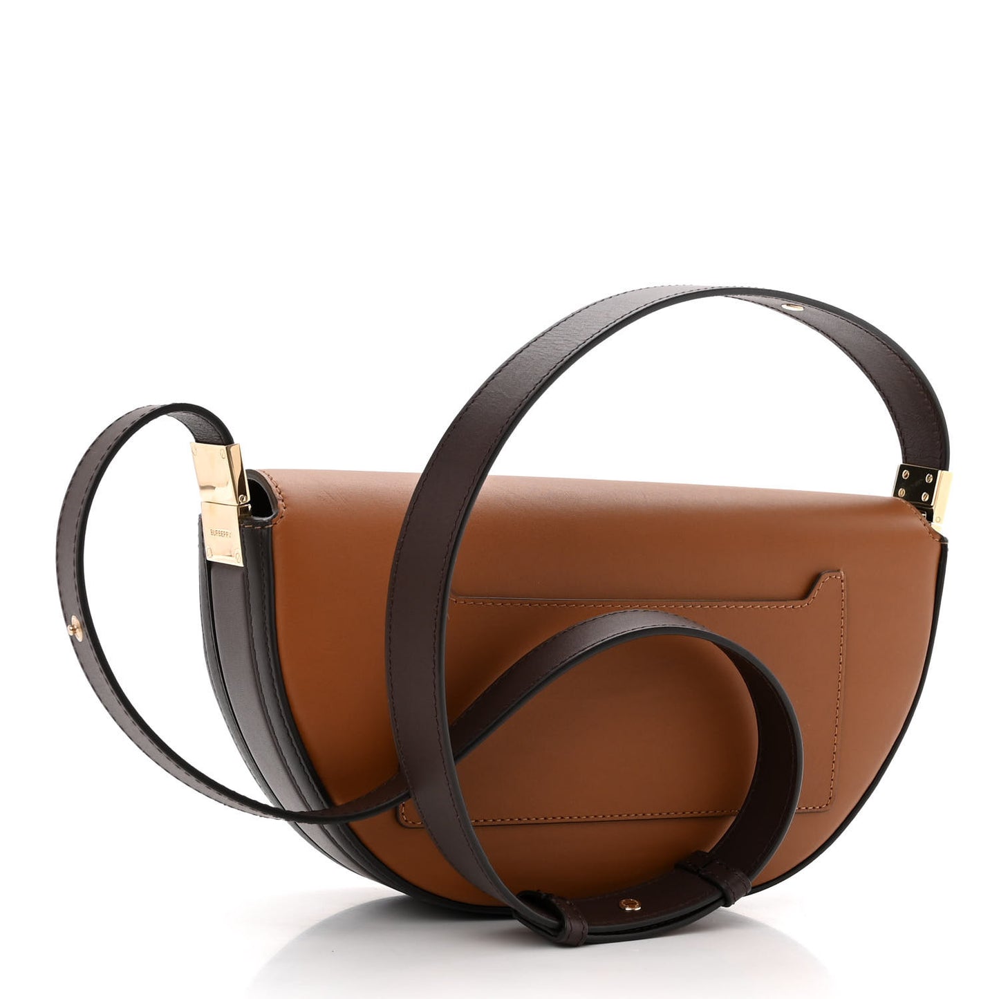 Calfskin Small Two-Tone Olympia Shoulder Bag Warm Tan