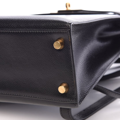 Hermes Courchevel Kelly Sellier Ado Backpack Black 7 of 10