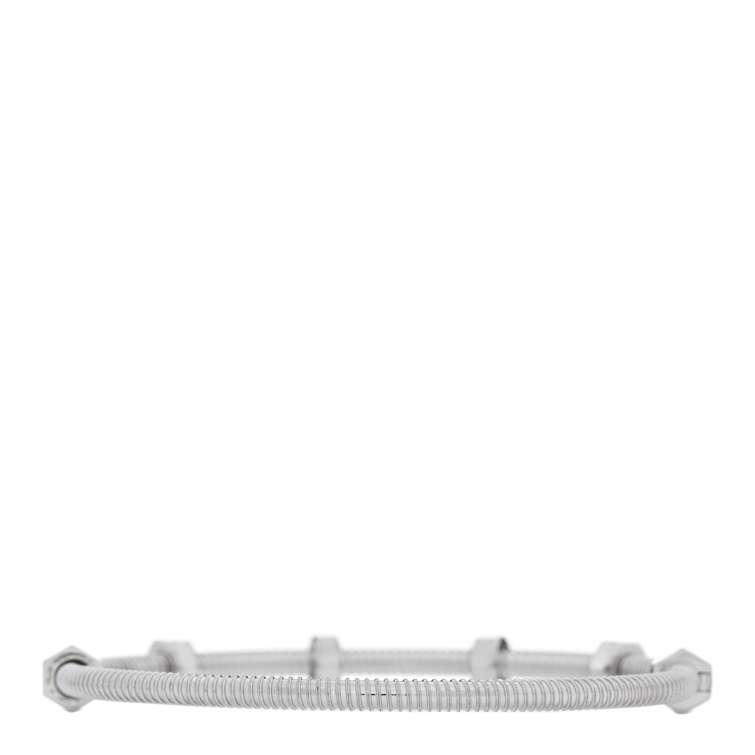 Cartier 18K White Gold Ecrou de Cartier Bracelet 19 2 of 4