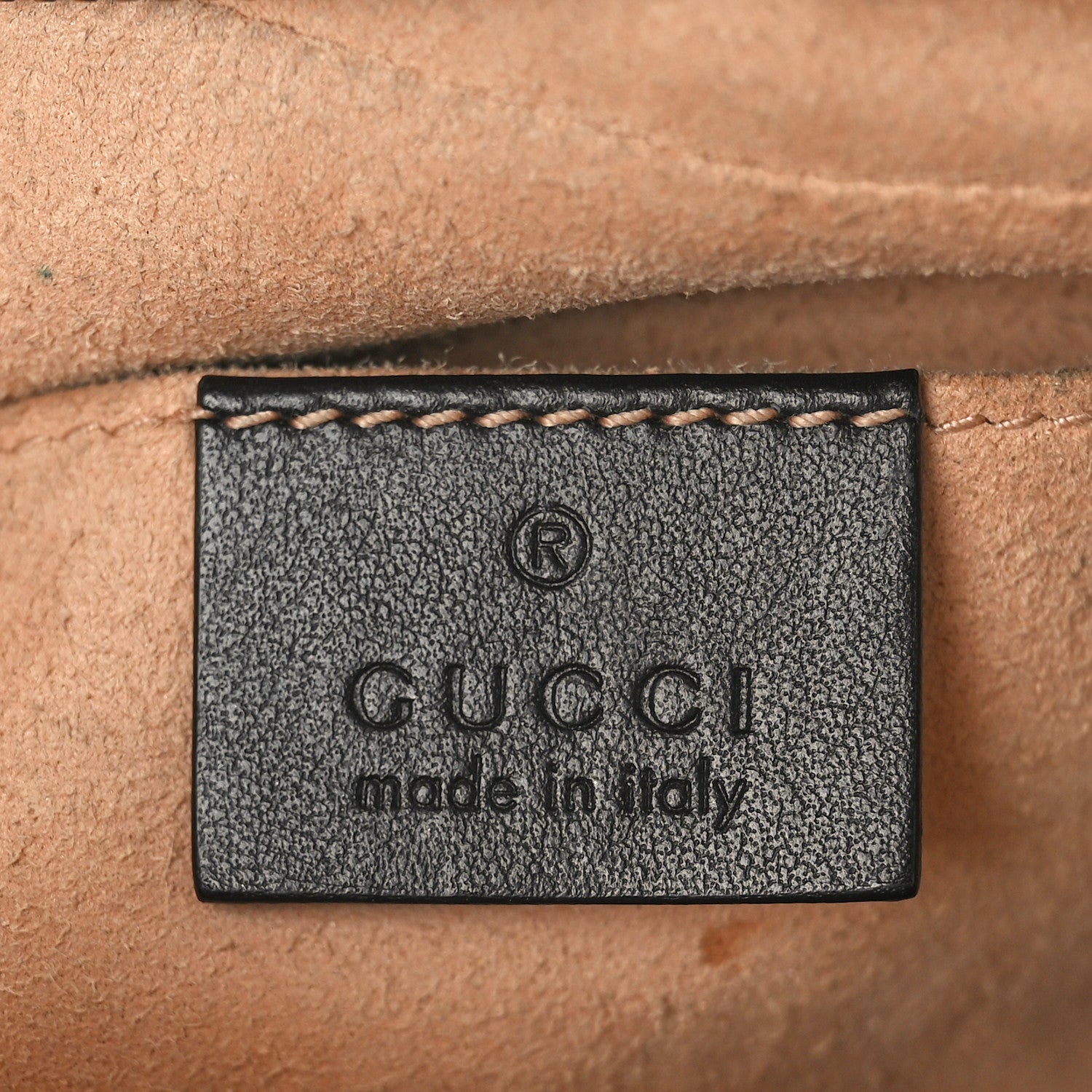 Gucci Calfskin Matelasse Small GG Marmont Chain Shoulder Bag Black 6 of 10