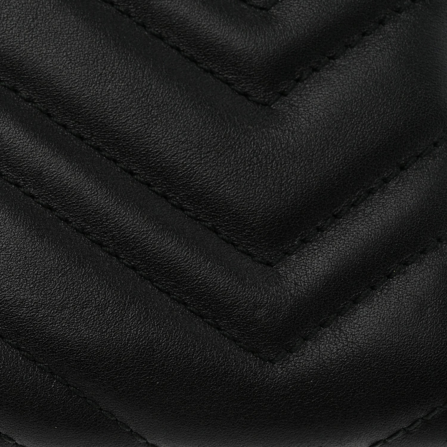 Gucci Calfskin Matelasse GG Marmont Continental Wallet Black 8 of 9