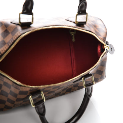 Louis Vuitton Damier Ebene Speedy 30 5 of 8