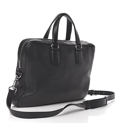 Gucci Pebbled Calfskin Large Soho Briefcase Black 3 of 10