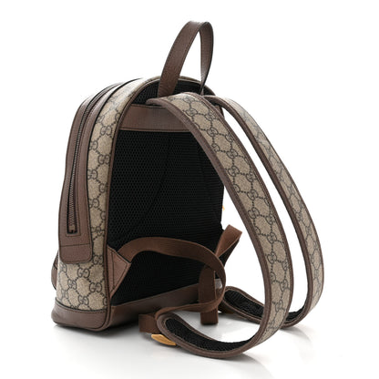 Gucci GG Supreme Monogram Calfskin Web Small Ophidia Day Backpack Beige Ebony New Acero 3 of 10