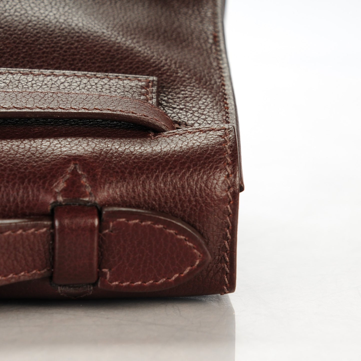 Evergrain Kelly Pochette Clutch Havane