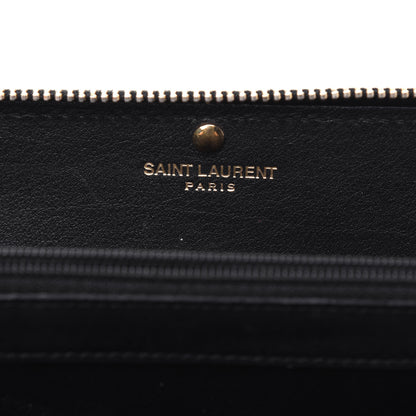 Saint Laurent Calfskin Classic Y Ligne Zip Wallet Black 7 of 19