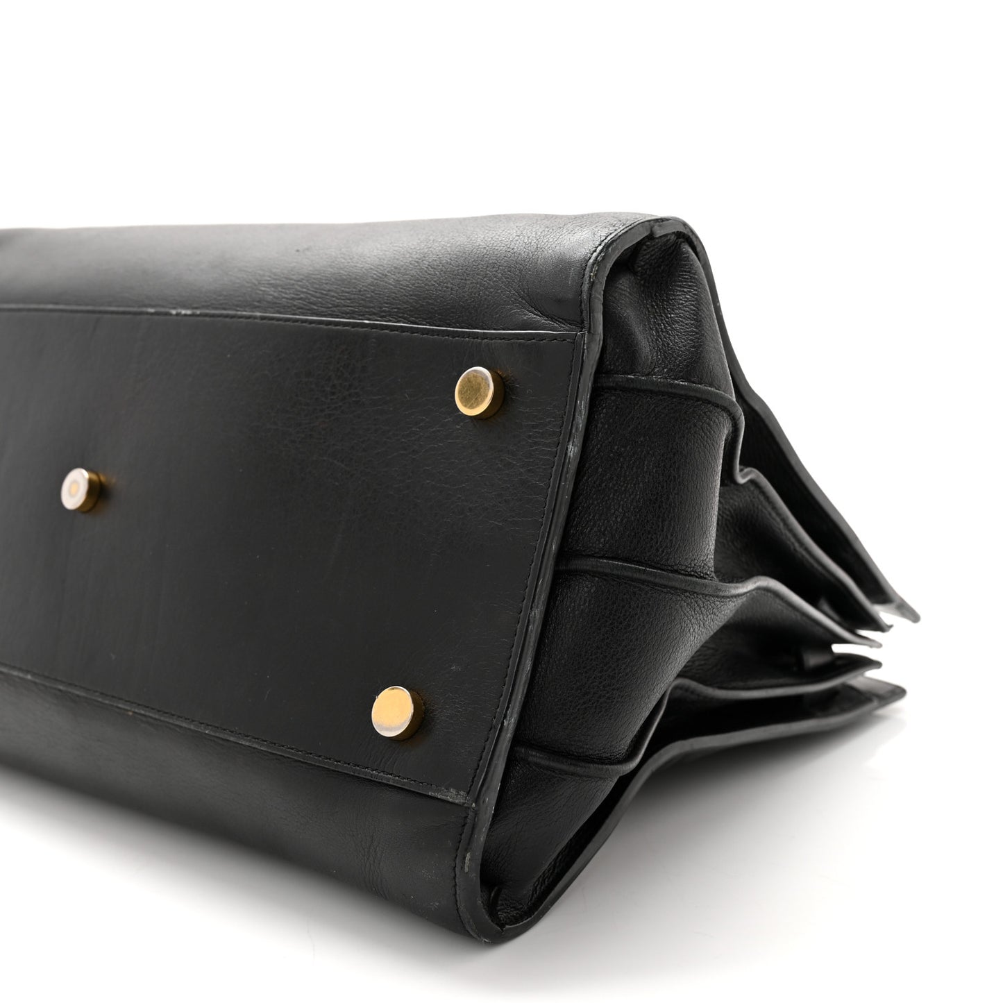 Calfskin Small Sac De Jour Black
