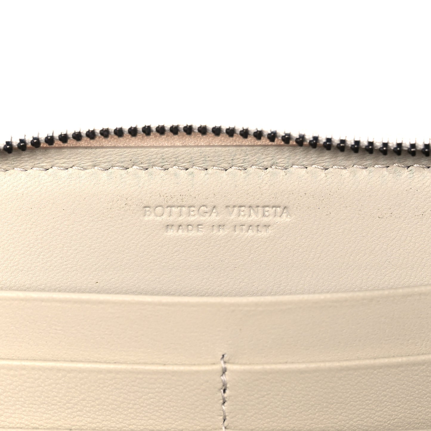 Nappa Intrecciato Zip Around Wallet Limo