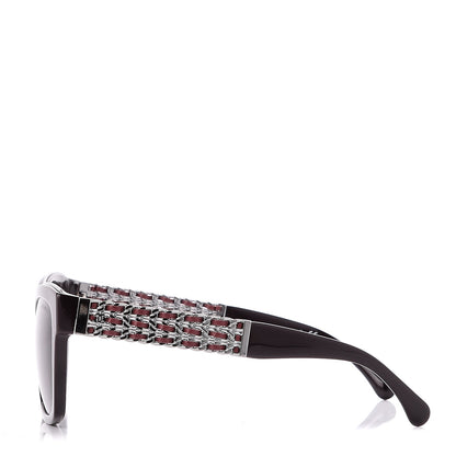 Chanel Square Chain Sunglasses 5362-Q Burgundy 3 of 7