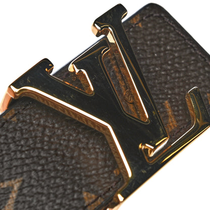 Louis Vuitton Calfskin Monogram 30mm LV Initiales Reversible Belt 75 30 Coquelicot 8 of 9