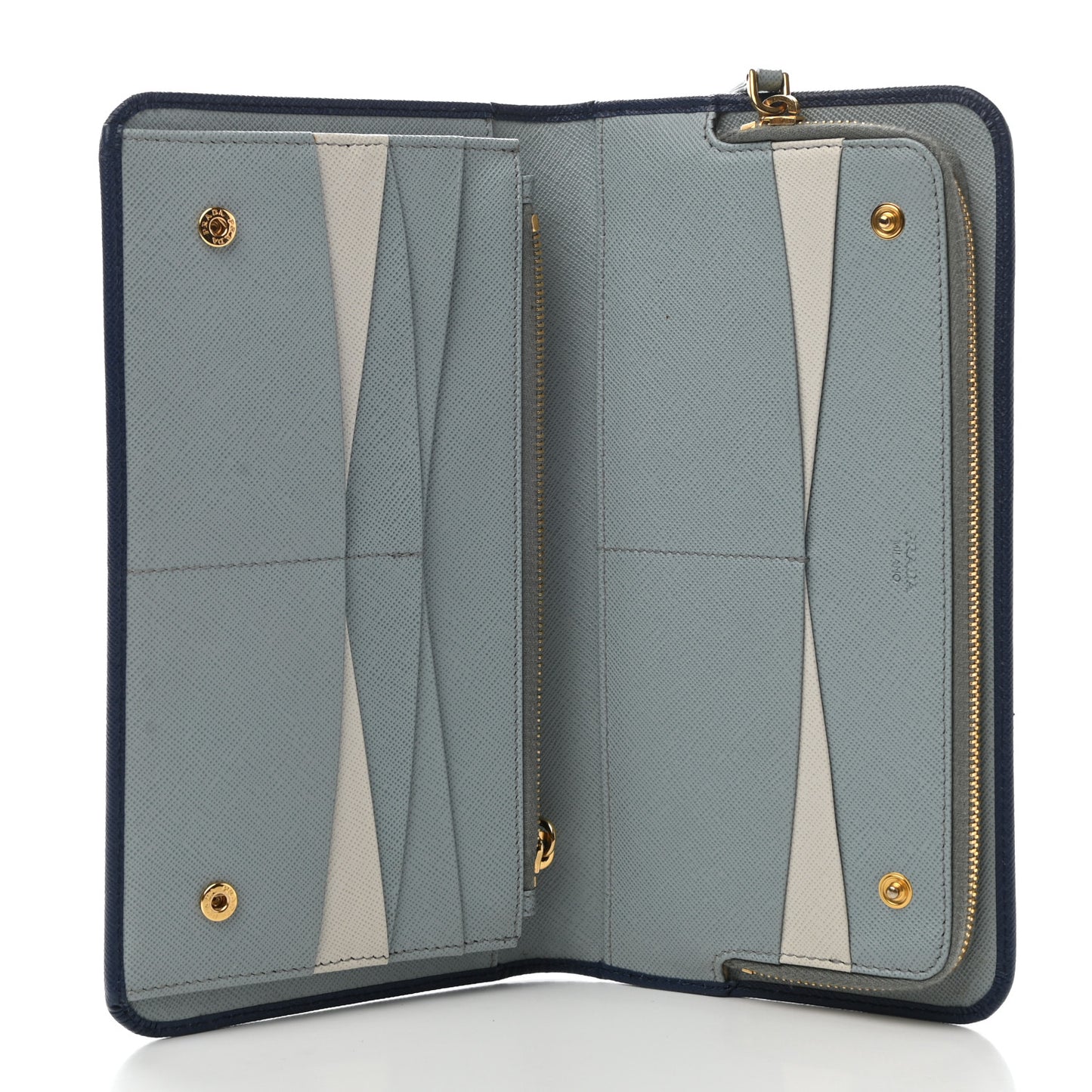 Saffiano Colour Wallet Bluette