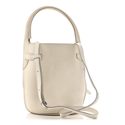 Celine Supple Grained Calfskin Nano Big Bag Bucket White 3 of 10