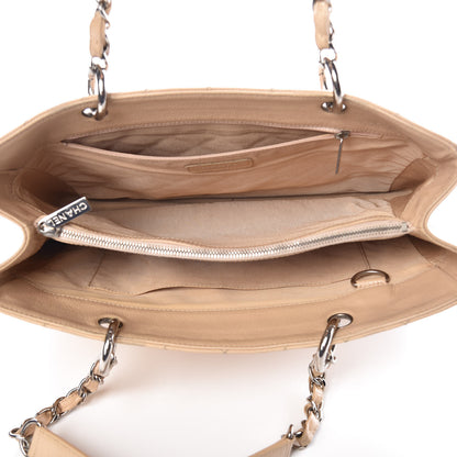 Chanel Caviar Quilted Grand Shopping Tote GST Beige Clair 5 of 10