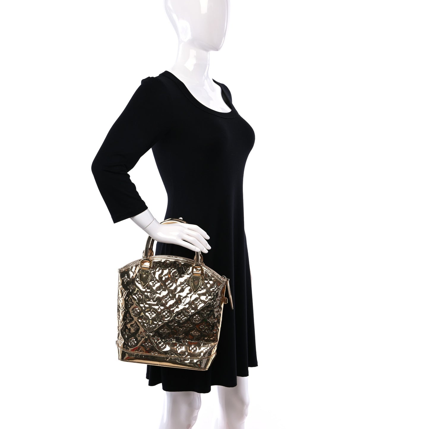 Monogram Miroir Lockit Gold