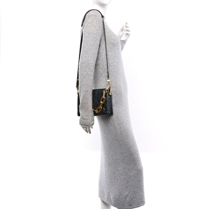 Louis Vuitton Lambskin Embossed Monogram Coussin BB Black 2 of 11