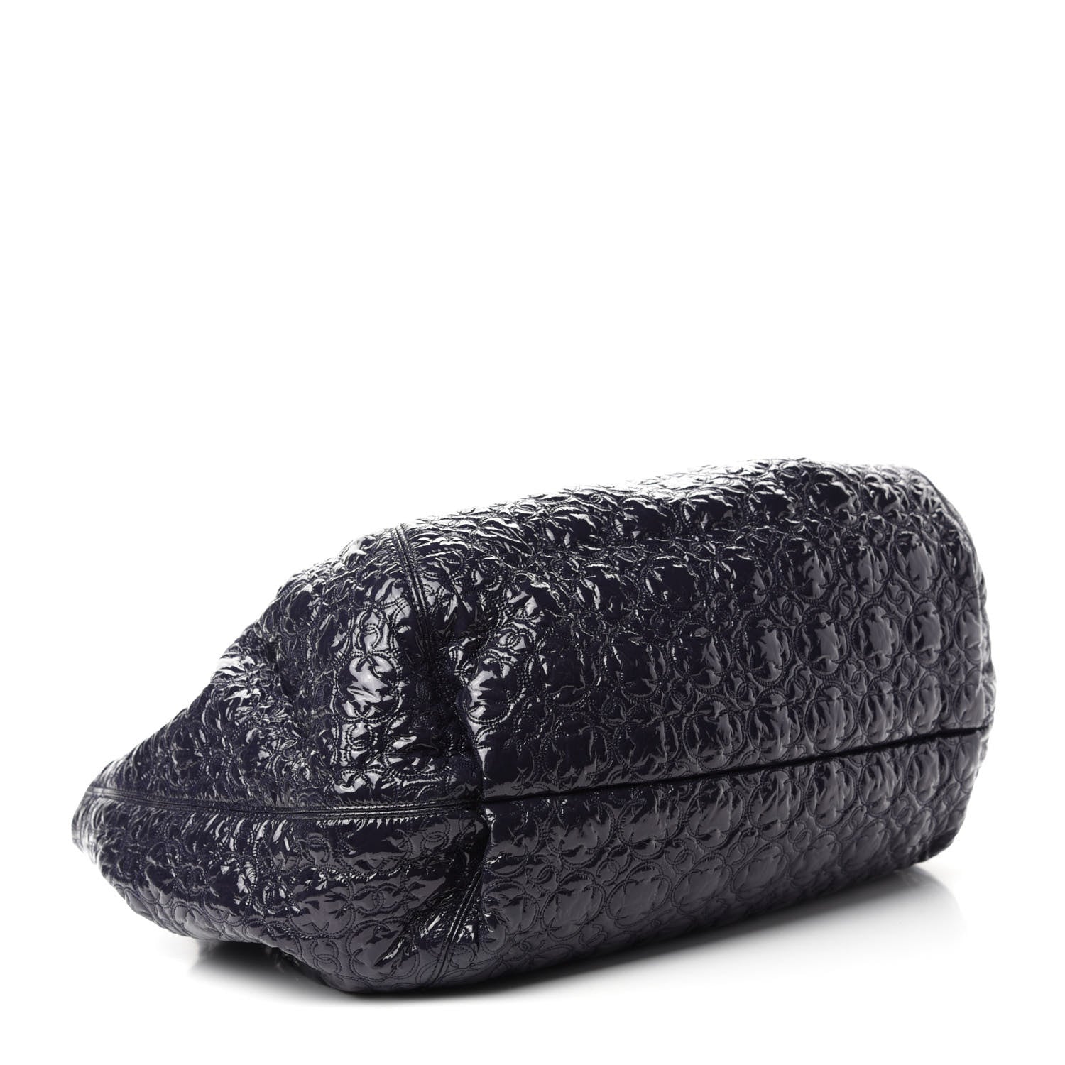 Chanel Vinyl Rock In Moscow Cabas Tote Navy 4 of 10