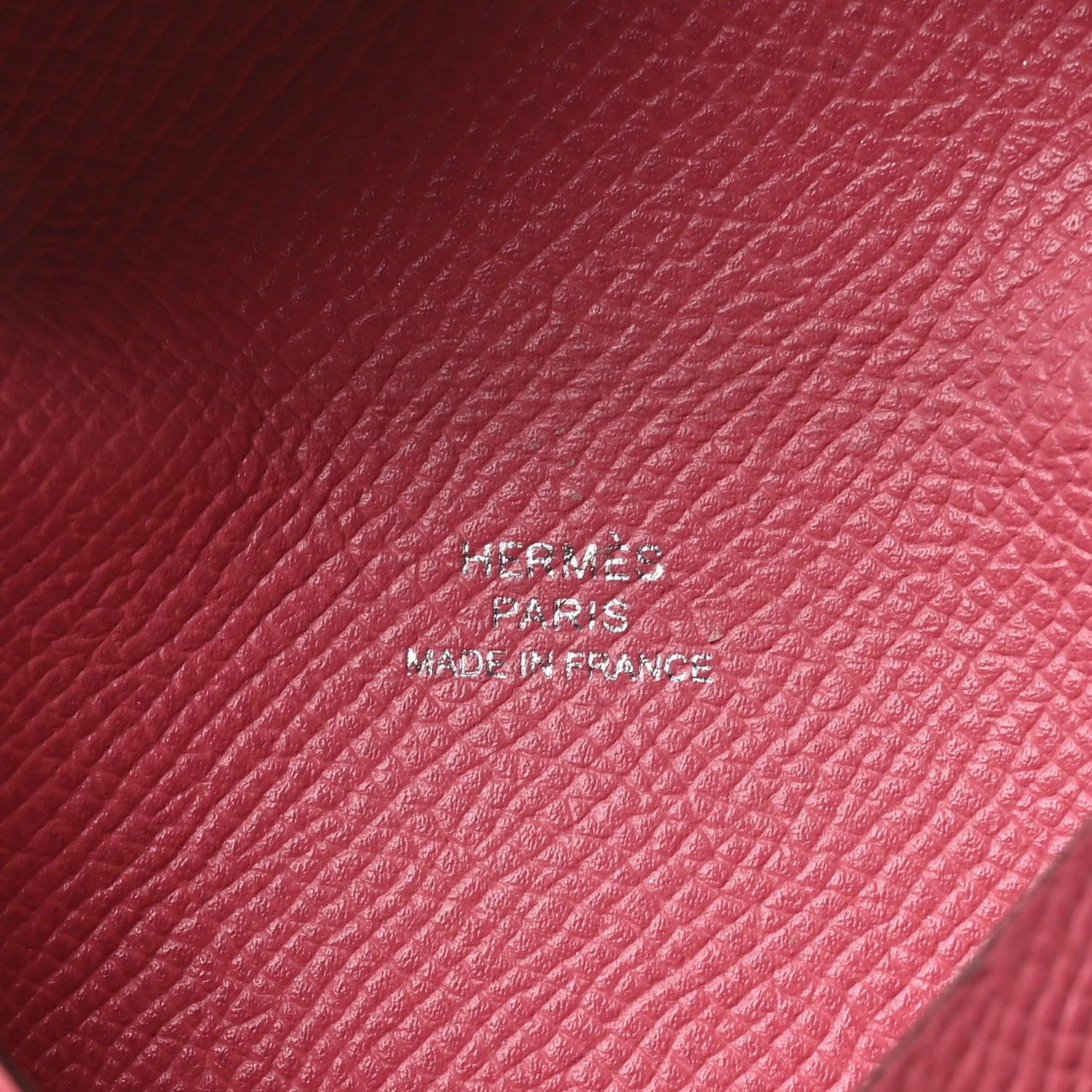 Hermes Epsom Calvi Card Case Rose Azalee 6 of 8