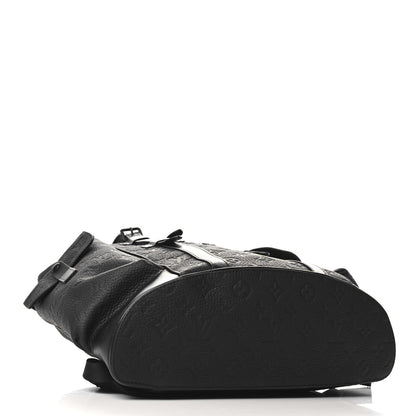 Louis Vuitton Taurillon Monogram Christopher MM Backpack Black 4 of 9