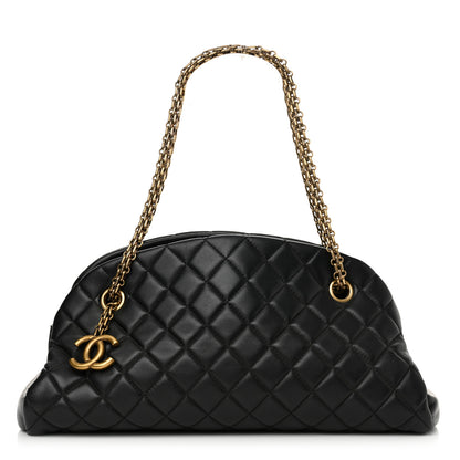 Chanel Lambskin Quilted Medium Just Mademoiselle Black 1 of 14
