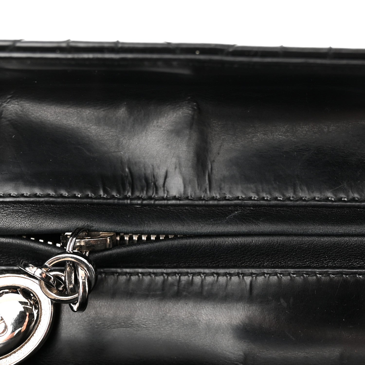 Christian Dior Patent Cannage Medium Lady Dior Black 11 of 11
