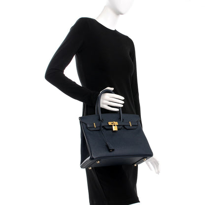 Hermes Epsom Birkin 30 Bleu Indigo 2 of 31