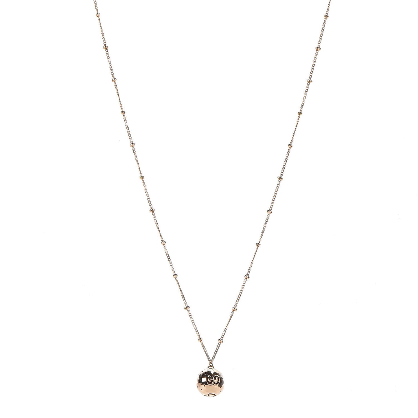 18K Rose Gold Icon Station Pendant Necklace