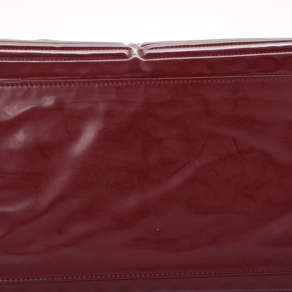 Chanel Vinyl Coco Ming Tote Burgundy 9 of 12