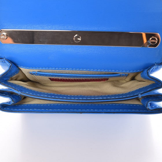 Nappa Mini Va Va Voom Shoulder Bag Blue Fluo