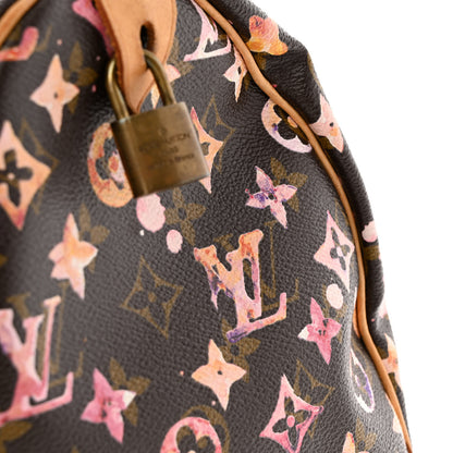 Louis Vuitton Watercolor Aquarelle Speedy 35 Brown 14 of 17