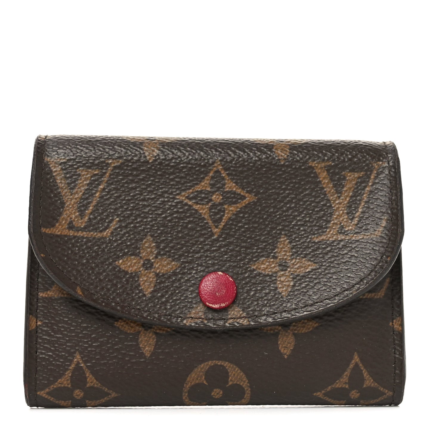 Monogram Rosalie Coin Purse Fuchsia