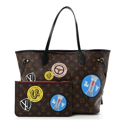 Louis Vuitton Monogram My LV World Tour Neverfull MM 3 of 12