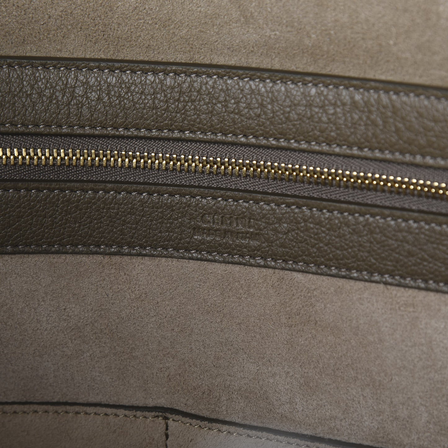 Soft Grained Calfskin Small Belt Cabas Phantom Taupe